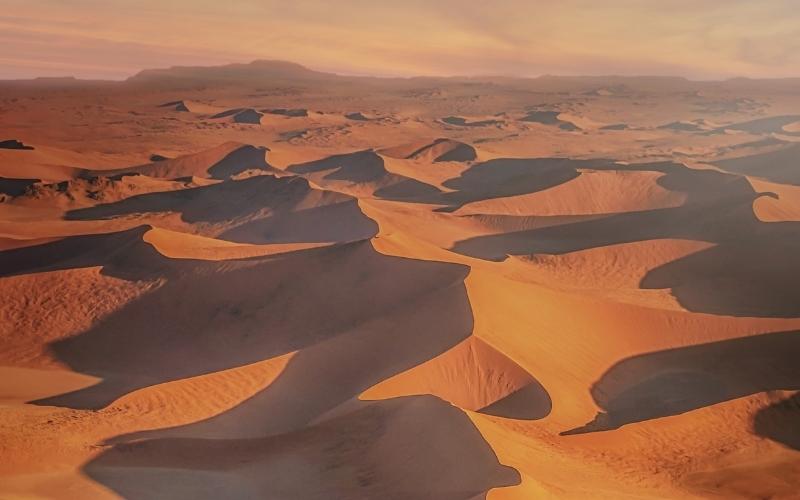 A wide expanse of desert - a metaphor for the possibilities of LinkedIn advertising